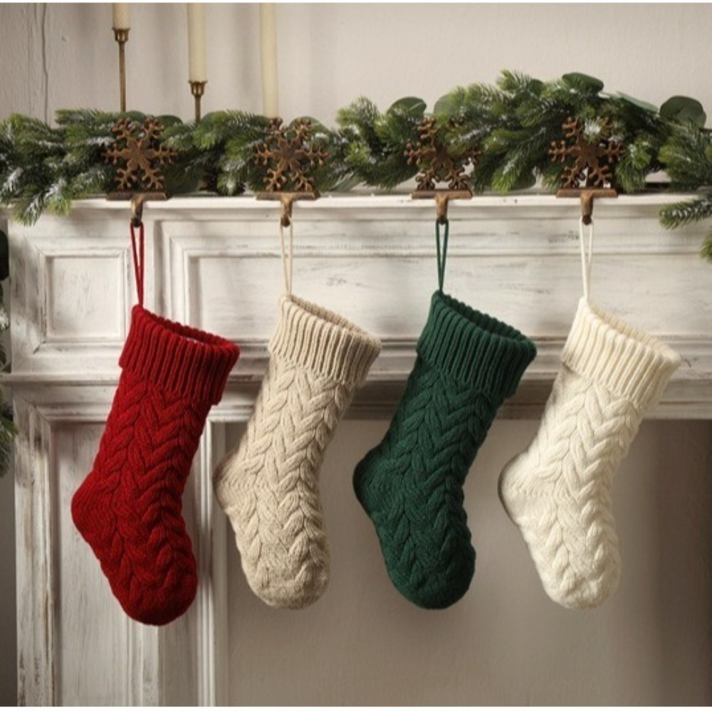 محبوك جوارب عيد الميلاد رقيق ل - مراجعة Christmas Stocking Hanging وسعره