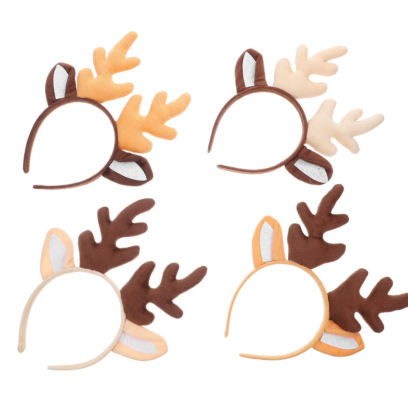 4 قطع من عصابات الرأس المزينة  - مراجعة Reindeer Antlers Headband وسعره