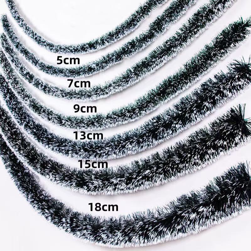 زينة نوافذ معلقة، مستلزمات تزي - مراجعة Tinsel Garland Decoration وسعره